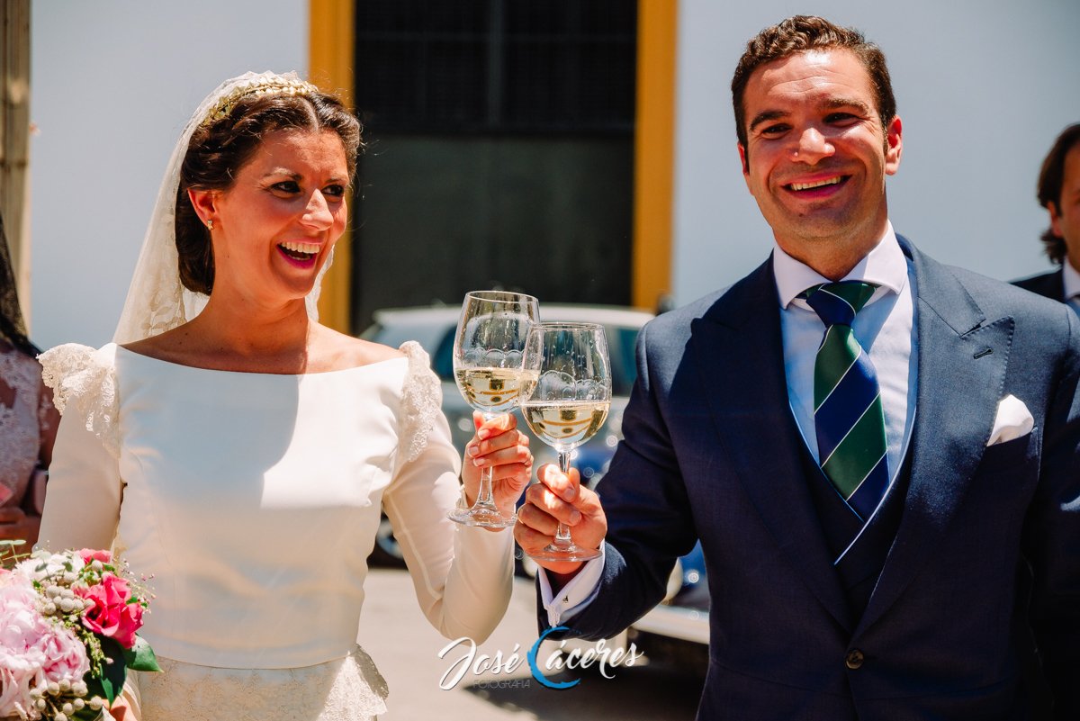 Boda en bodegas Paez Morilla