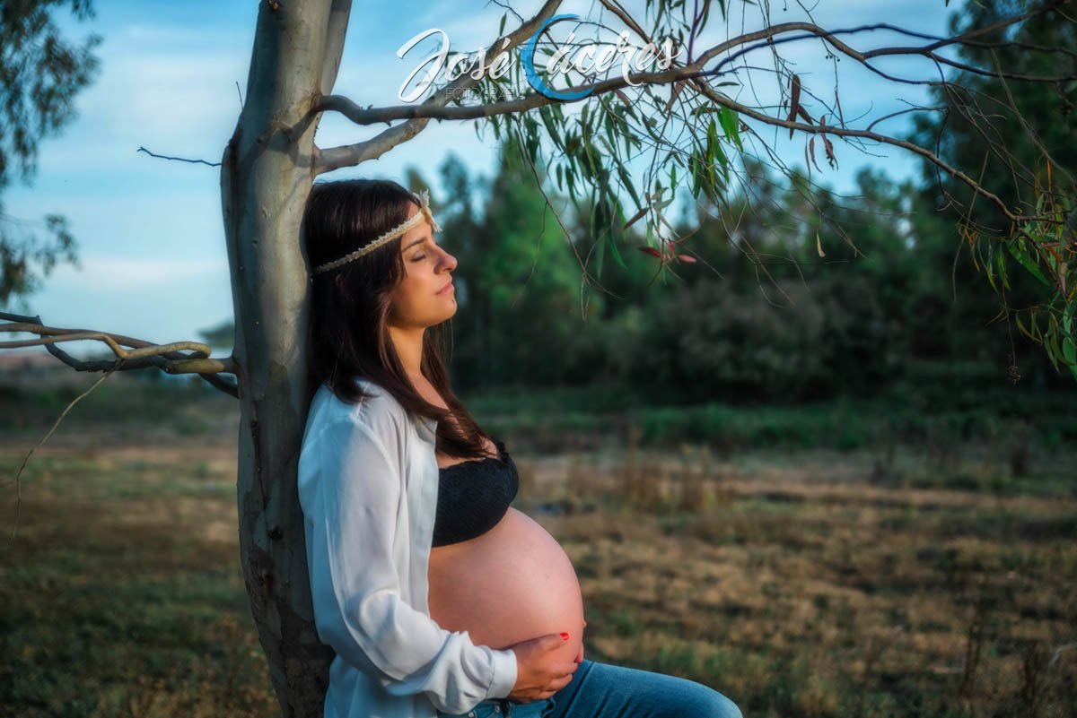 Sesión fotográfica de embarazo Lidia