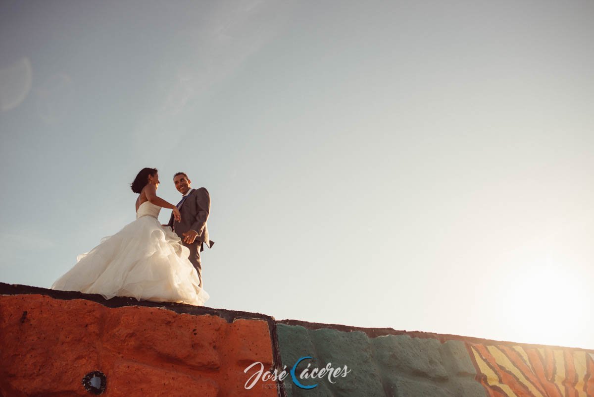 PostBoda de S&D, Playa de la Muralla 