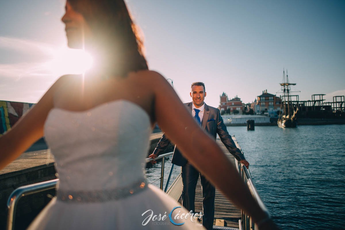 PostBoda de S&D, Playa de la Muralla 