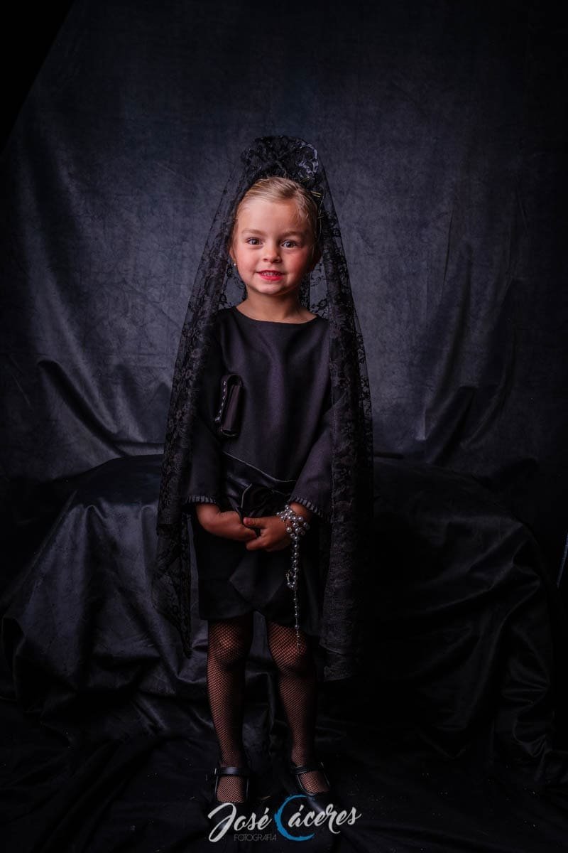 fotografía infantil mantilla Jerez