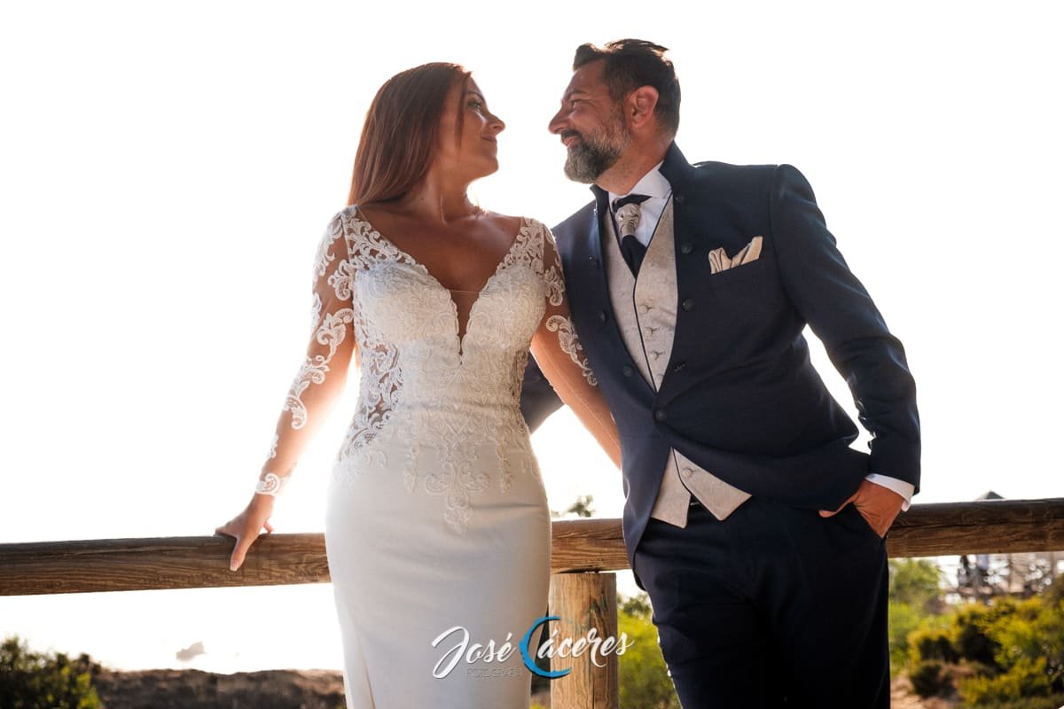 Unos instantes de su boda