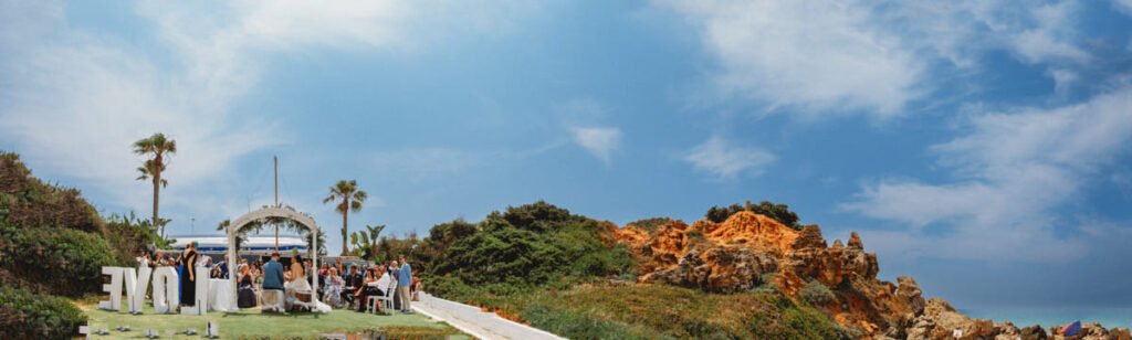 Boda en El Timón de Roche en Chiclana con vistas al mar de Cádiz