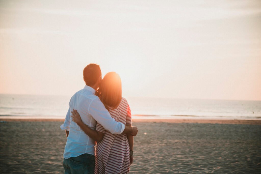 Panorámica del caño de Sancti Petri en una sesión de fotos romántica.