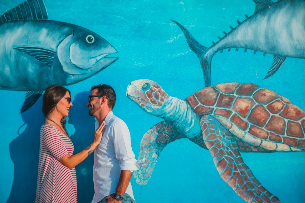 Panorámica del caño de Sancti Petri en una sesión de fotos romántica.