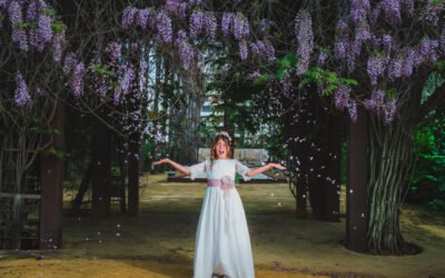 Reportaje de Comunión en el Jardín Escénico de Jerez: Un Escenario Mágico para tus Recuerdos