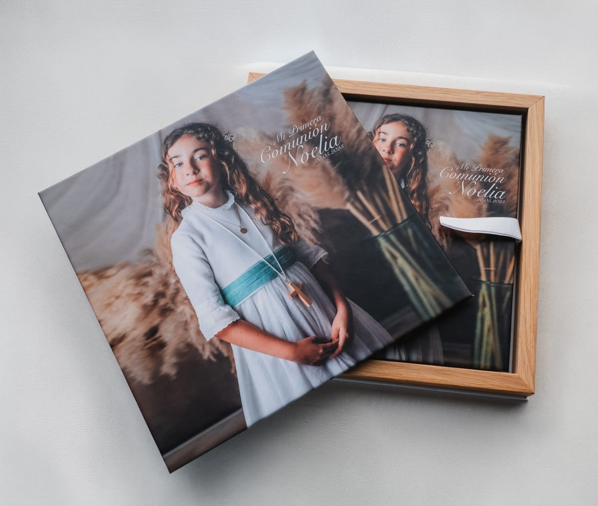 Álbum de fotos de comunión 25×25 en Jerez