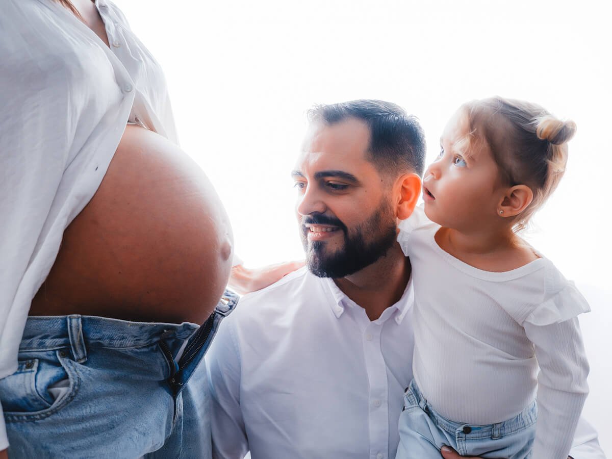 fotos embarazo con pareja en Cádiz