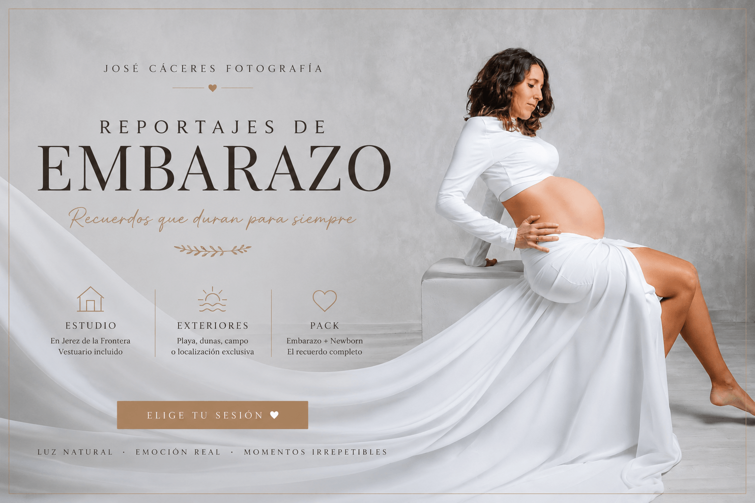 Precios de reportajes premamá en Jerez — José Cáceres Fotografía