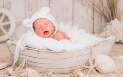 Fotos newborn en verano en Cádiz | José Cáceres Fotografía
